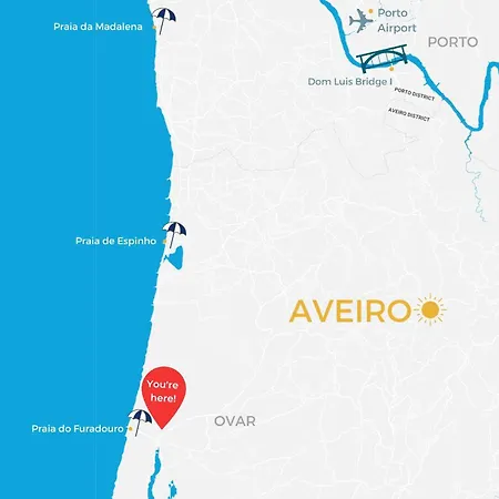 Διαμέρισμα Furadouro Pine & Sea With Swimming Pool *